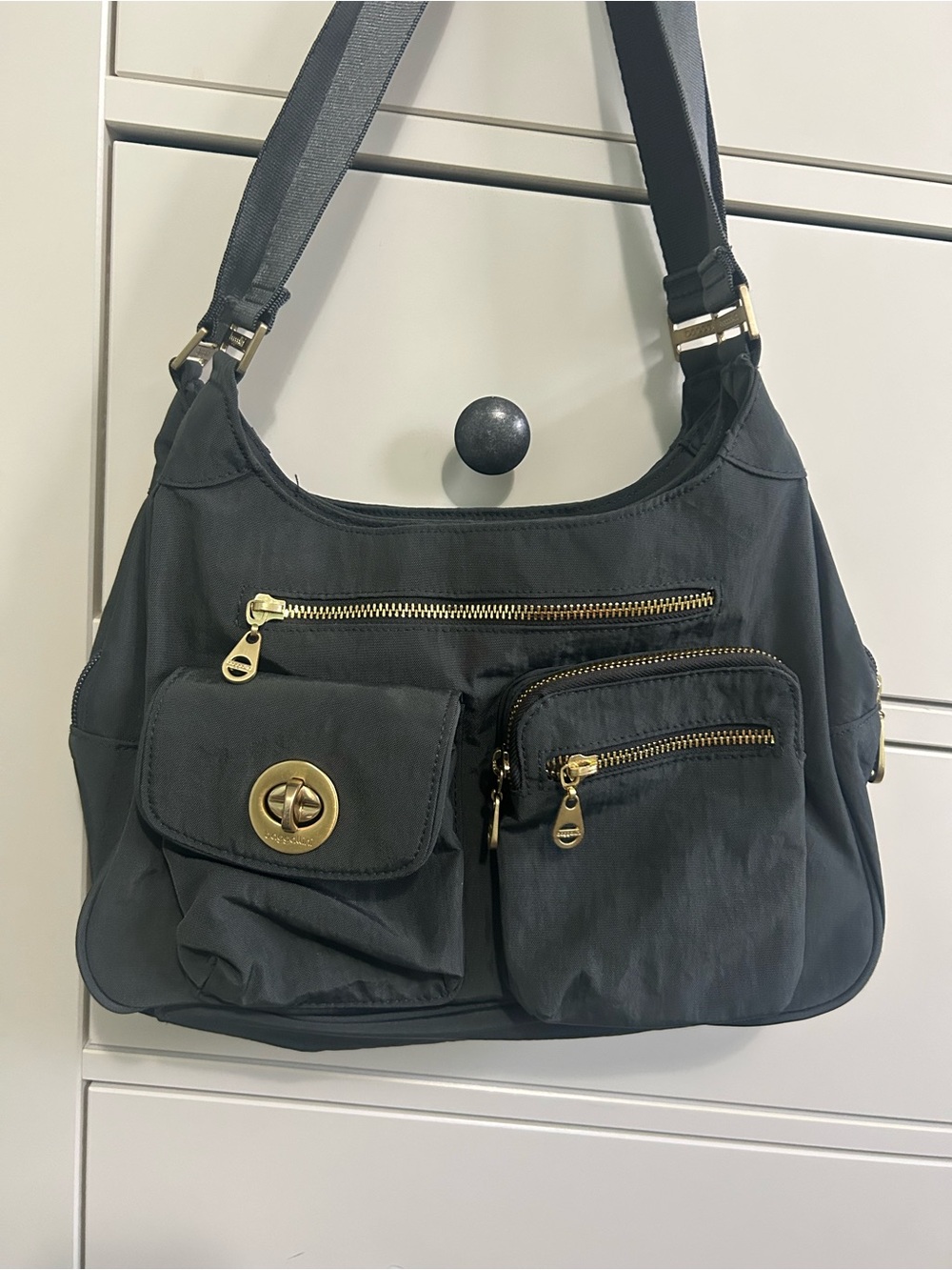 Gray Baggallini shoulder bag